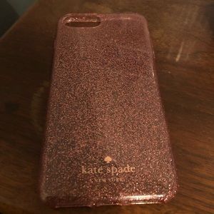 Rose gold Kate Spade iPhone 6/7/8 plus case